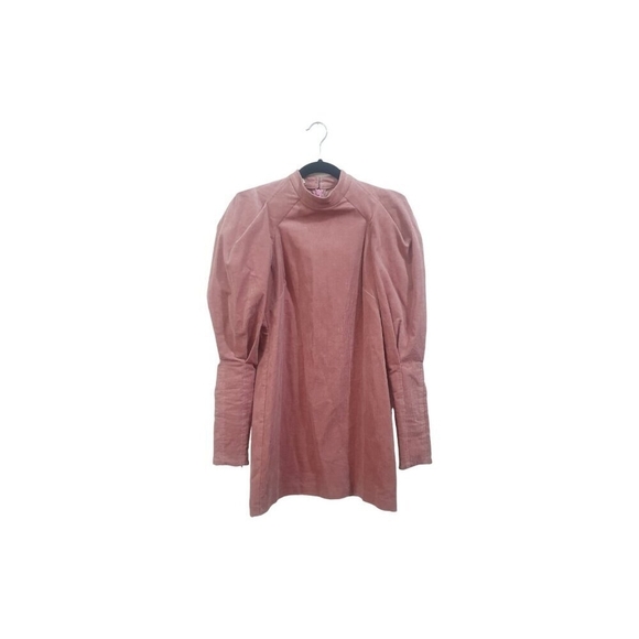 Ted Baker Tipto Exaggerated Long Sleeves Corduroy Mini Dress Size 1 US 4 - Picture 3 of 15